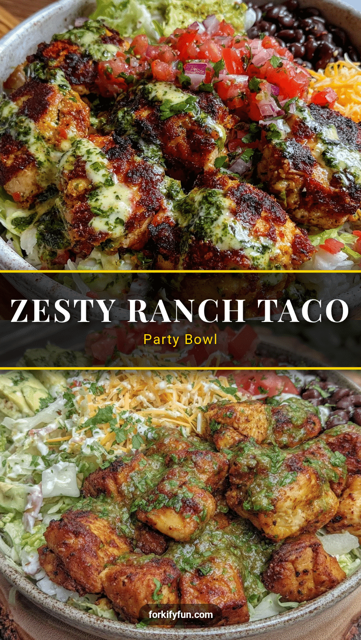 ranch taco party bowl recipe