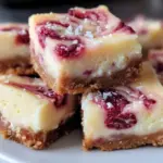 Raspberry swirl lemon bars - featured image