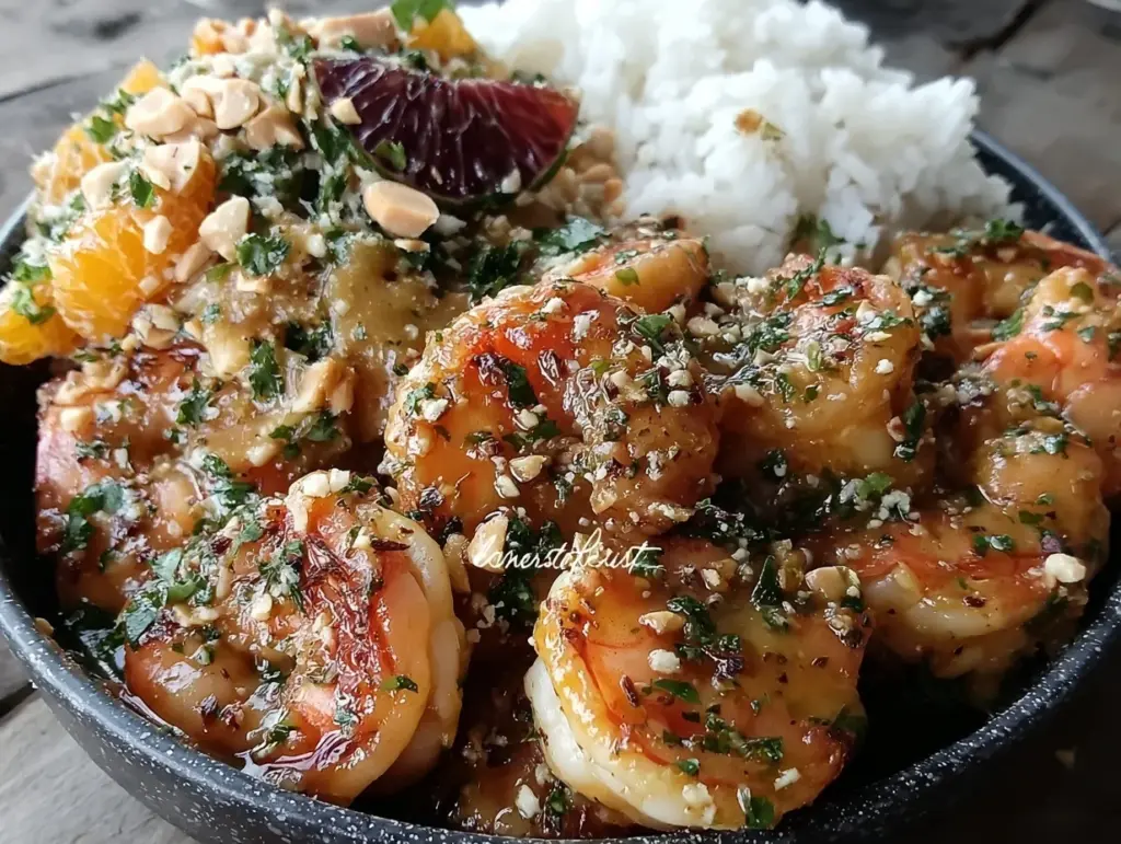 shrimp scampi dinner bowl - featured image