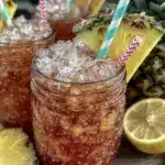 Sparkling Pineapple Pink Lemonade Punch - featured image
