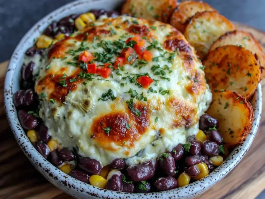 Spinach Artichoke Party Bowl Recipe - featured image