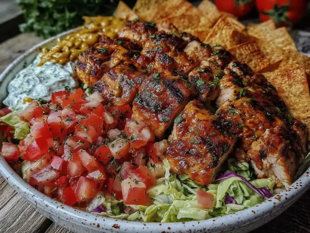 super bowl ranch taco party bowl - featured image