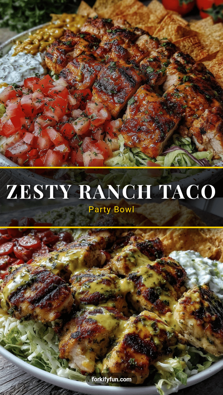 super bowl ranch taco party bowl recipe