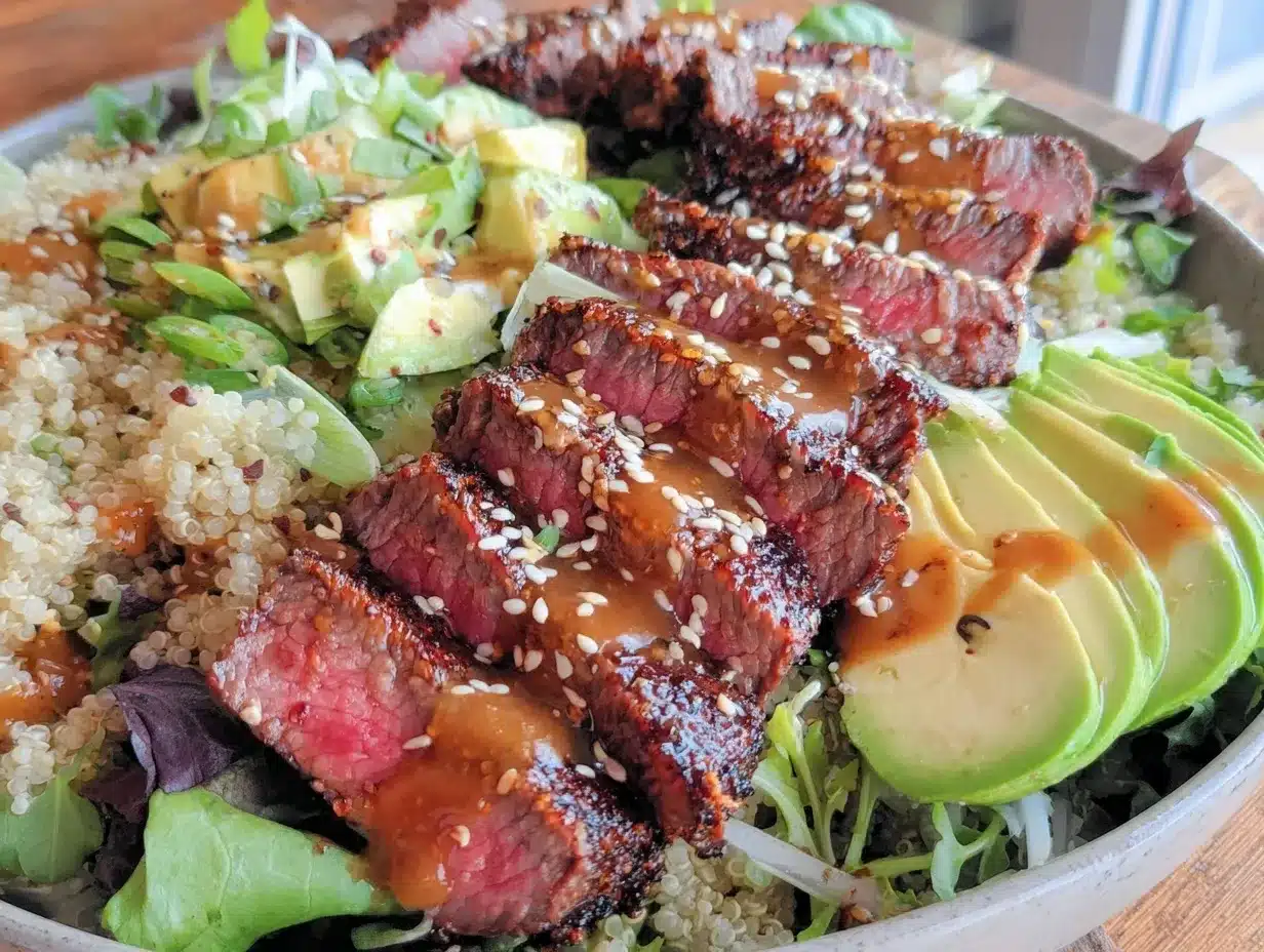 superbowl nourish bowl steak avocado preparation steps