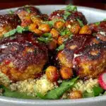 turkey meatball dinner bowl - featured image