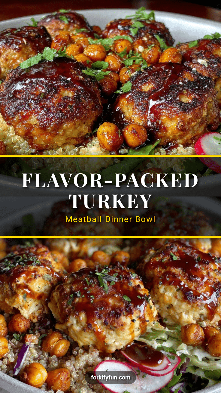 turkey meatball dinner bowl recipe