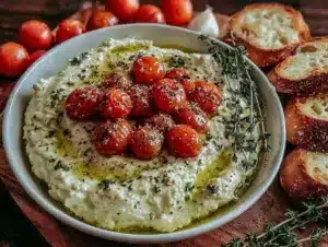 whipped feta dip - featured image