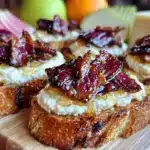 whipped goat cheese crostini - featured image
