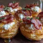 whipped ricotta puff pastry bites - featured image