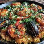 authentic paella with seafood - featured image