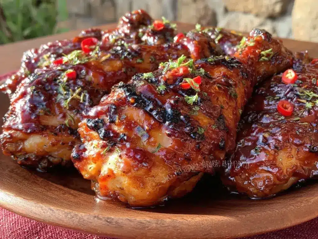 BBQ chicken drumsticks - featured image