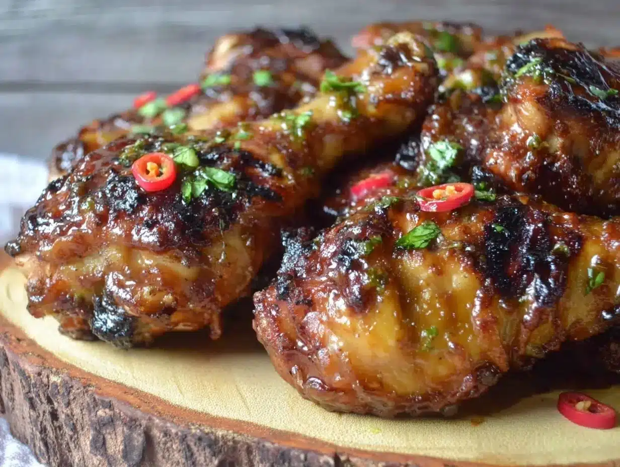 BBQ chicken drumsticks preparation steps