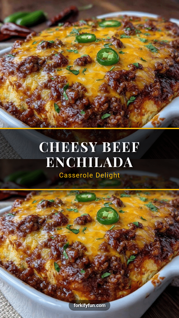 beef enchilada casserole recipe
