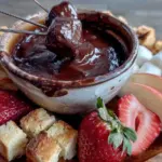 chocolate fondue for two - featured image
