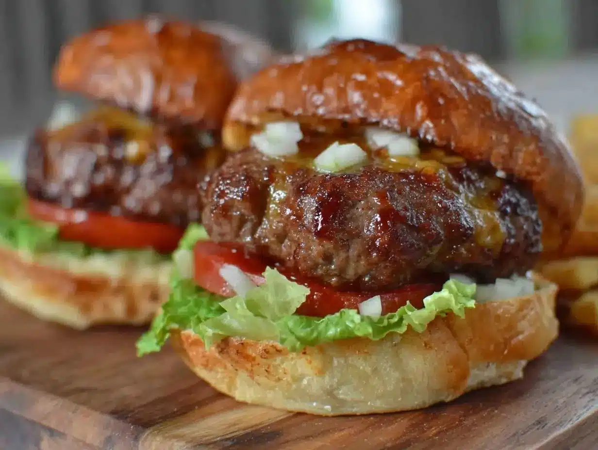 classic hamburgers and hot dogs bar preparation steps