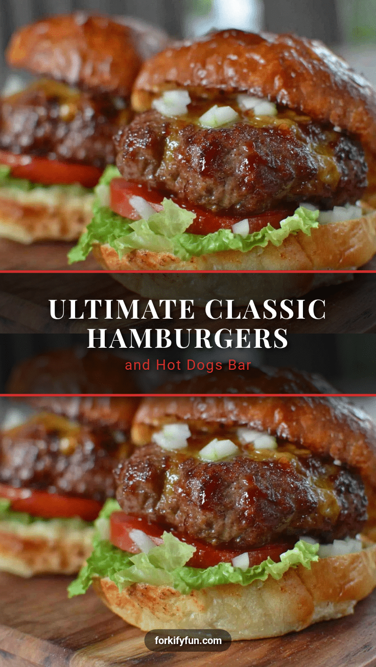 classic hamburgers and hot dogs bar recipe