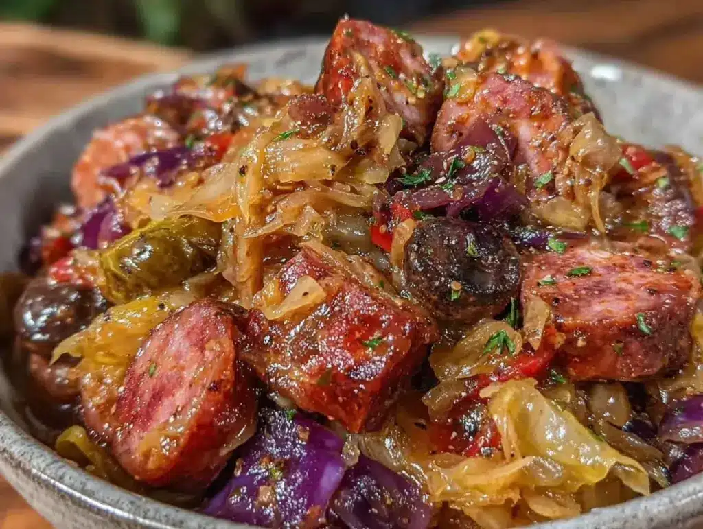 cozy bigos Polish hunter’s stew - featured image