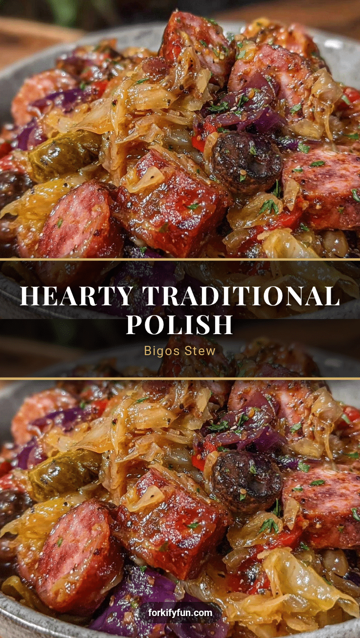 cozy bigos Polish hunter’s stew recipe