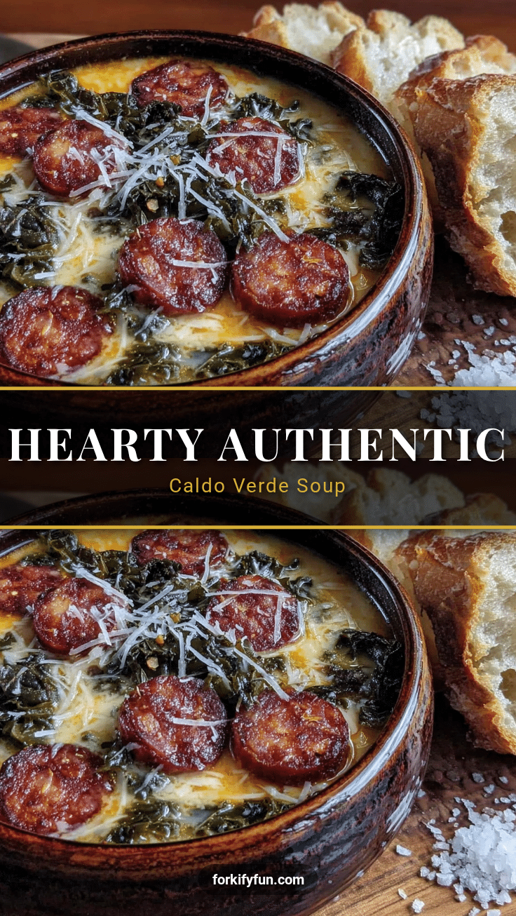 Cozy Caldo Verde Soup with Smoky Chorizo recipe