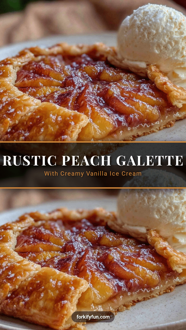 cozy peach galette recipe recipe