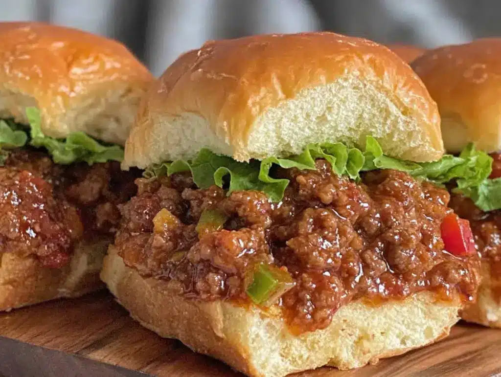 cozy sloppy joe sliders - featured image