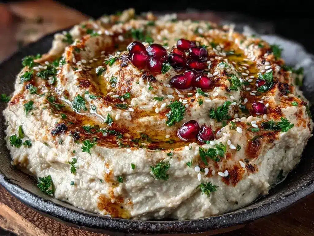 creamy baba ganoush recipe - featured image