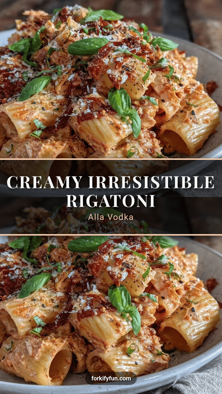 Creamy Rigatoni alla Vodka recipe