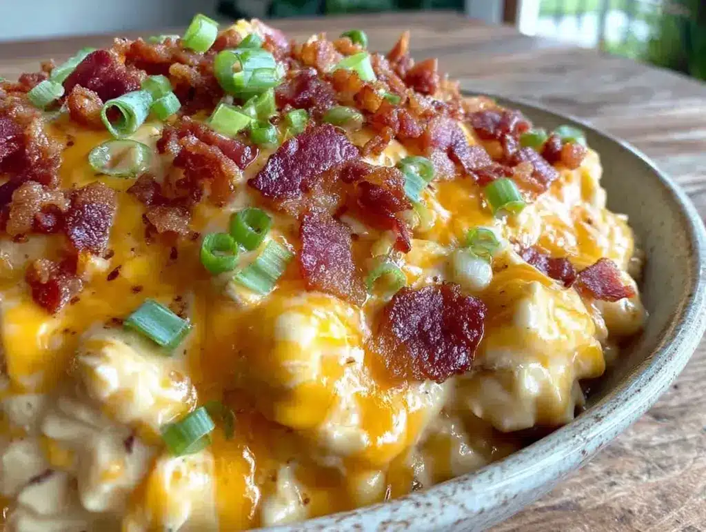 creamy slow cooker crack chicken - featured image