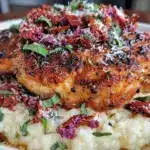 creamy tuscan chicken - featured image