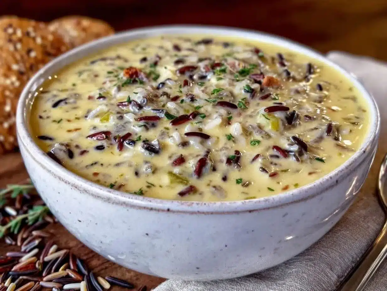 creamy wild rice soup preparation steps