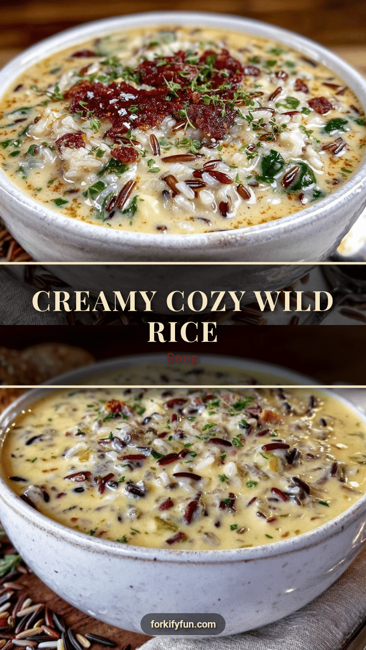 creamy wild rice soup recipe