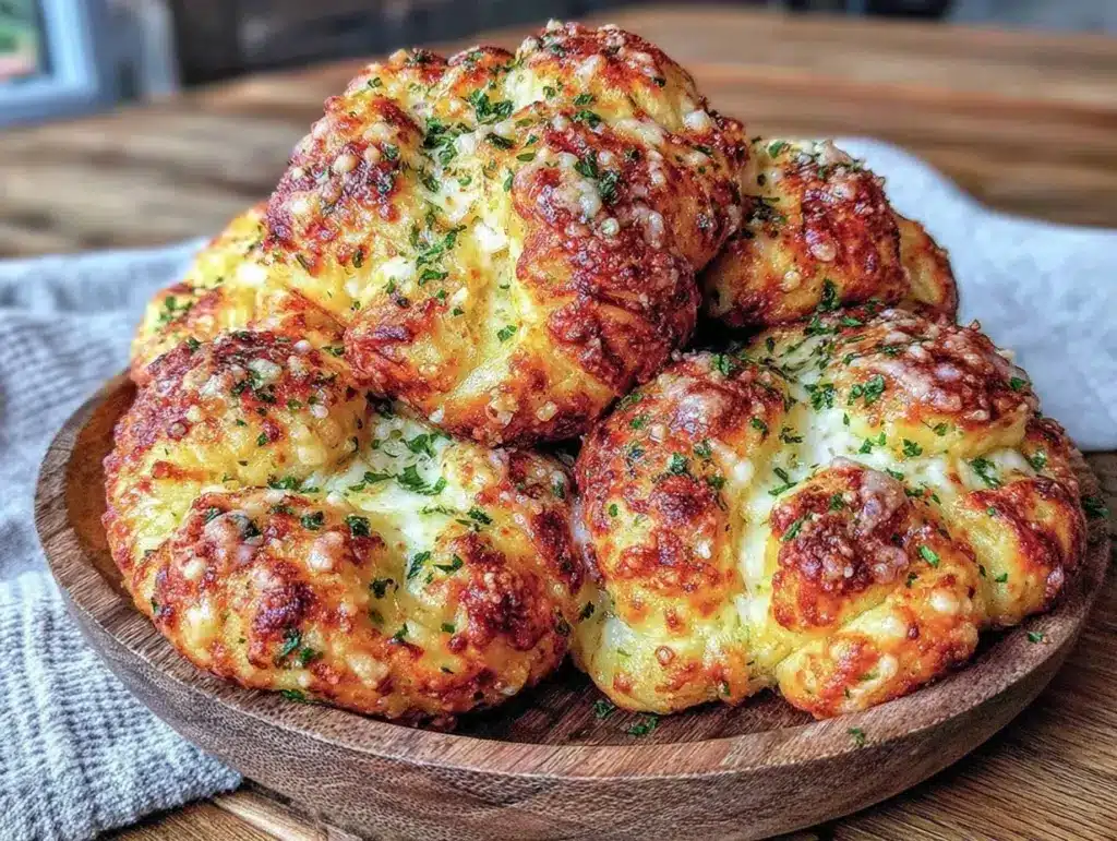 crispy cheesy garlic knots - featured image