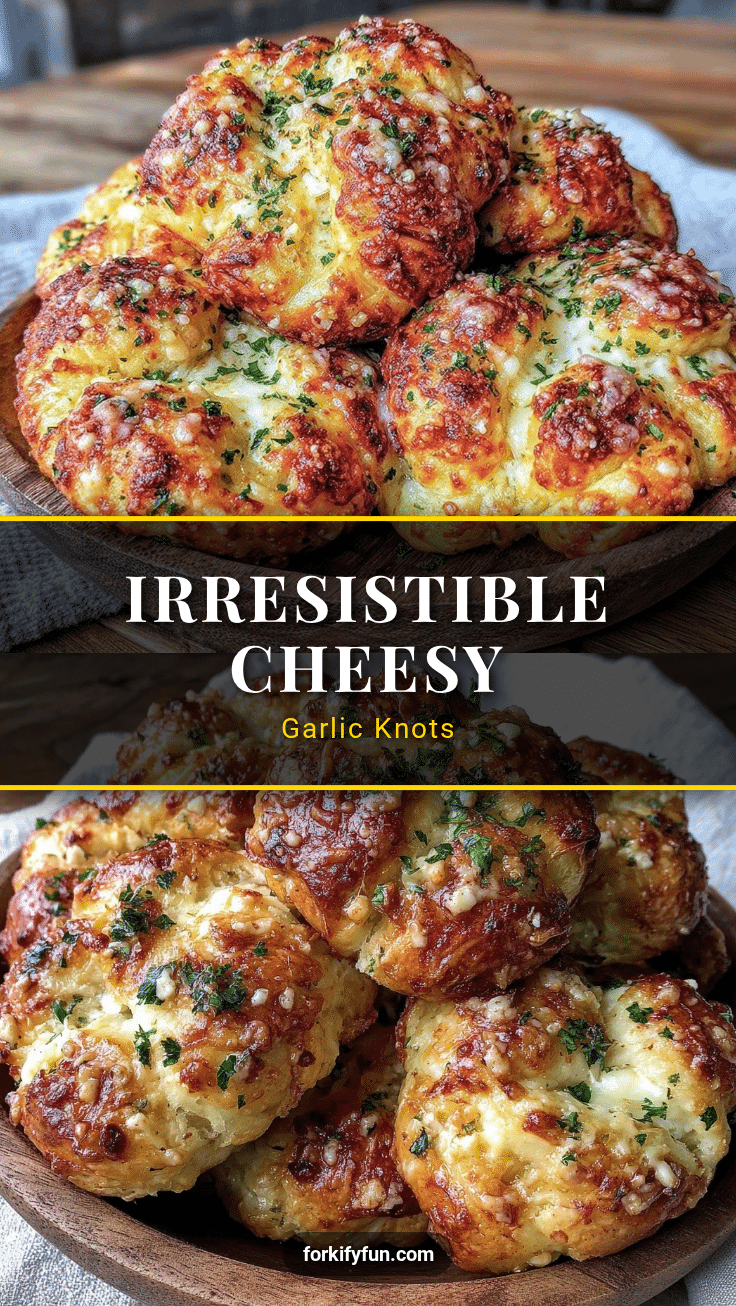 crispy cheesy garlic knots recipe