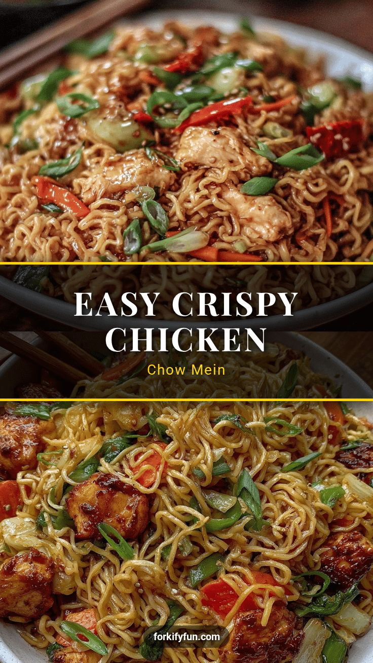 crispy chicken chow mein recipe