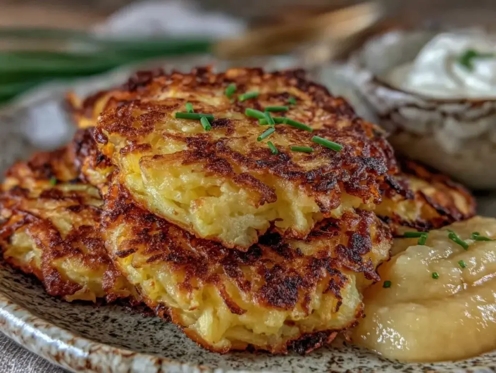 crispy German potato pancakes - featured image