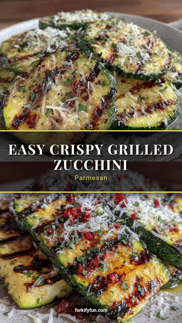 crispy grilled zucchini with parmesan recipe
