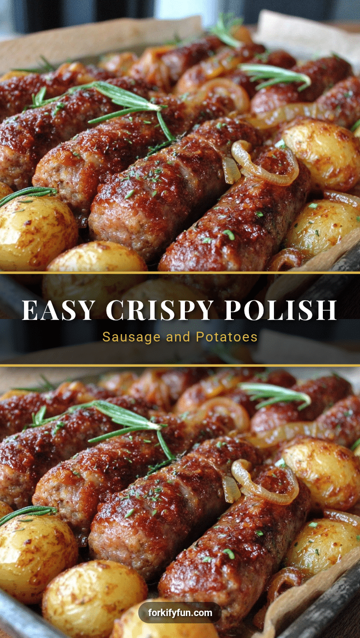 crispy polish sausage and potatoes sheet pan recipe recipe