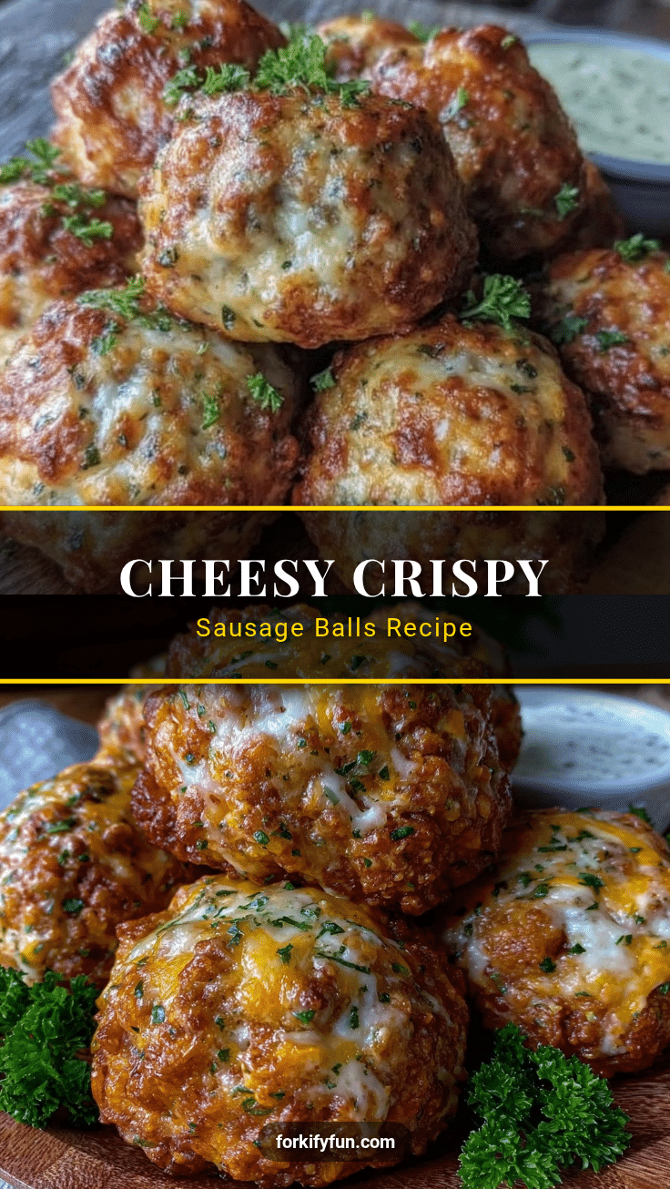 crispy sausage cheese balls recipe
