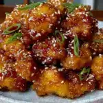 crispy sesame chicken recipe - featured image
