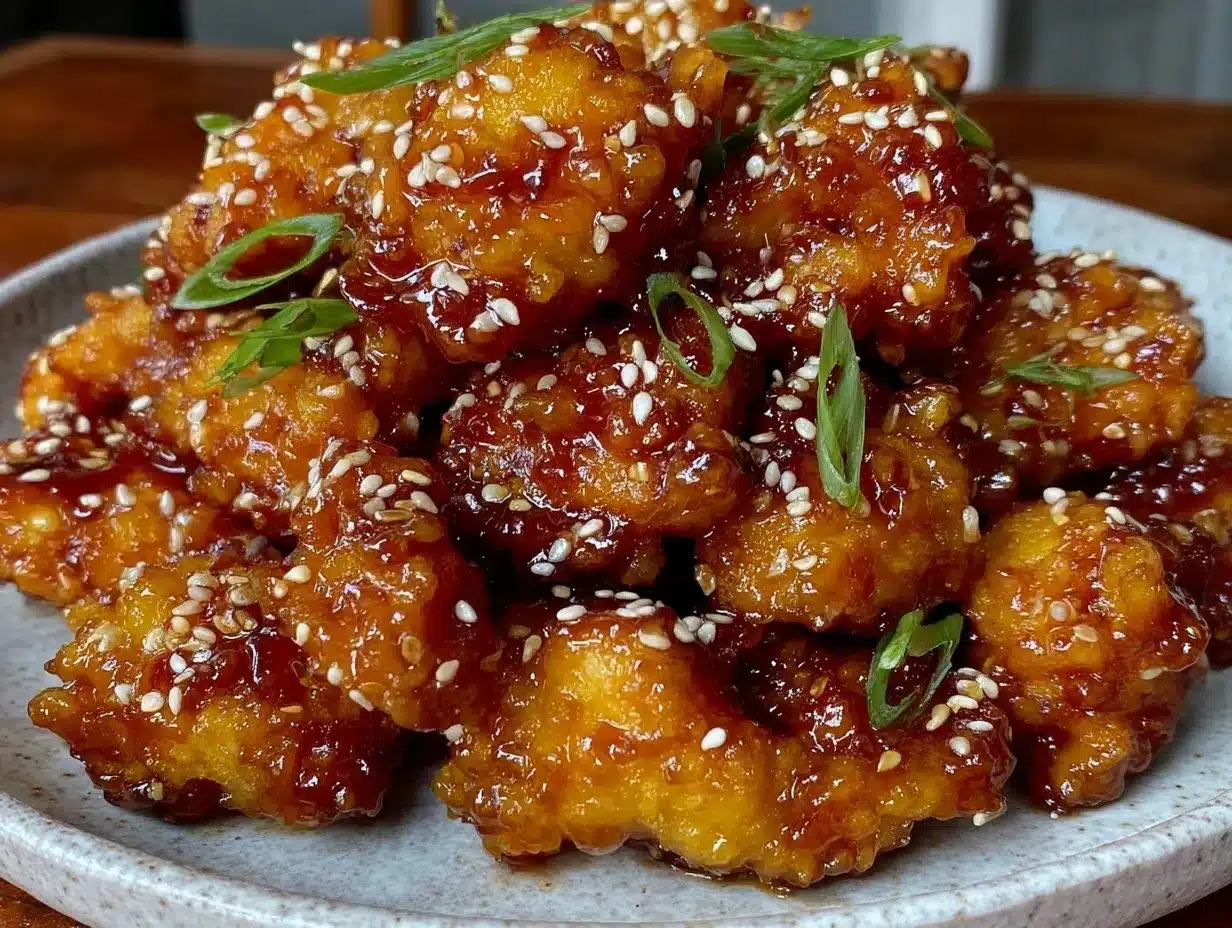 crispy sesame chicken recipe preparation steps