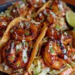 crispy shrimp tacos - featured image