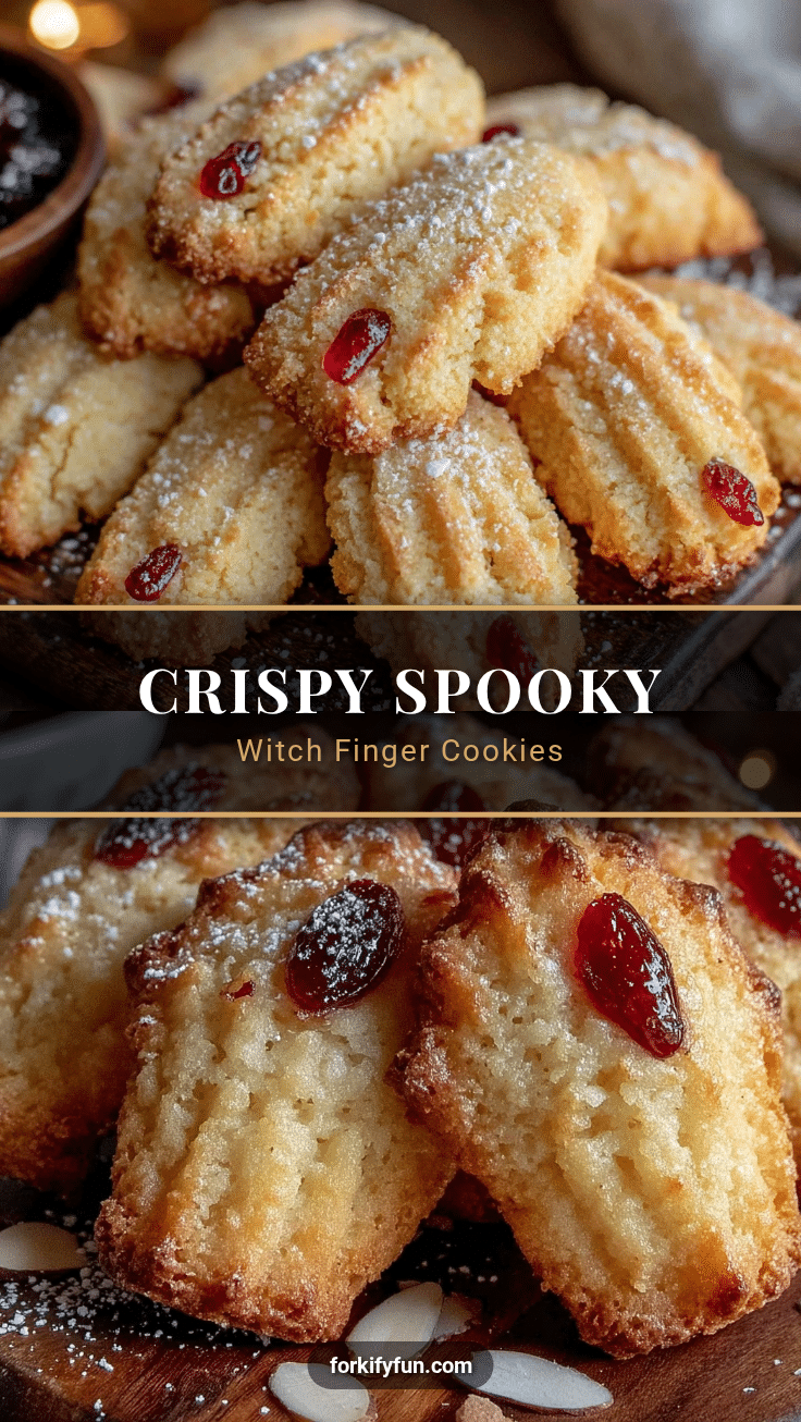 crispy witch finger cookies recipe