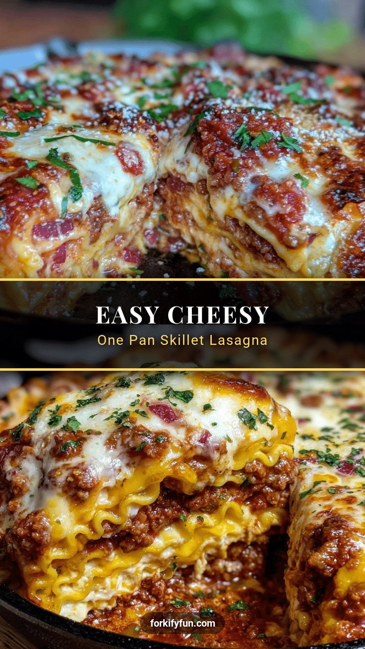 easy cheesy skillet lasagna recipe