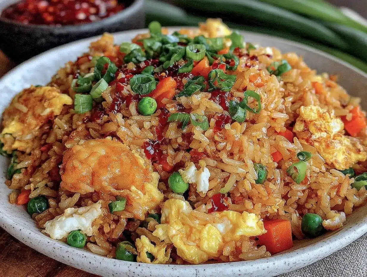 easy crispy restaurant style egg fried rice preparation steps