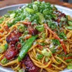 Easy Savory Pork Lo Mein - featured image