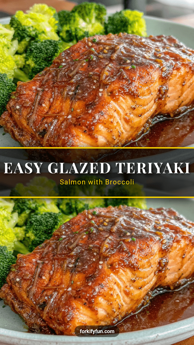 easy teriyaki salmon with broccoli recipe
