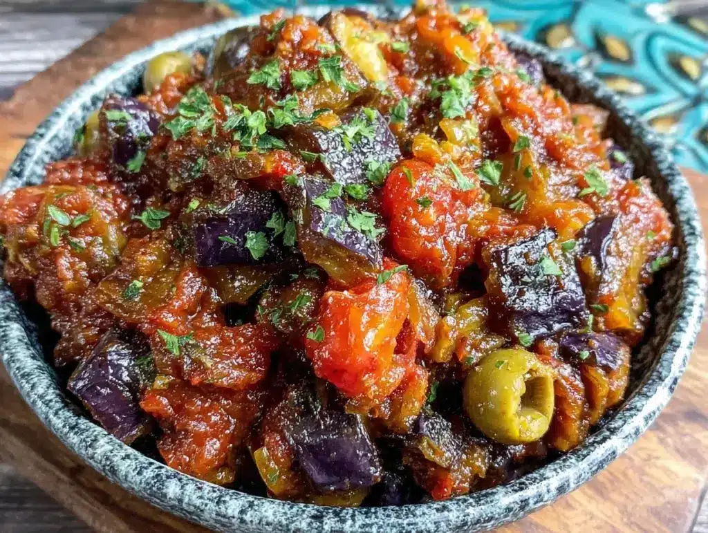 flavorful eggplant caponata - featured image
