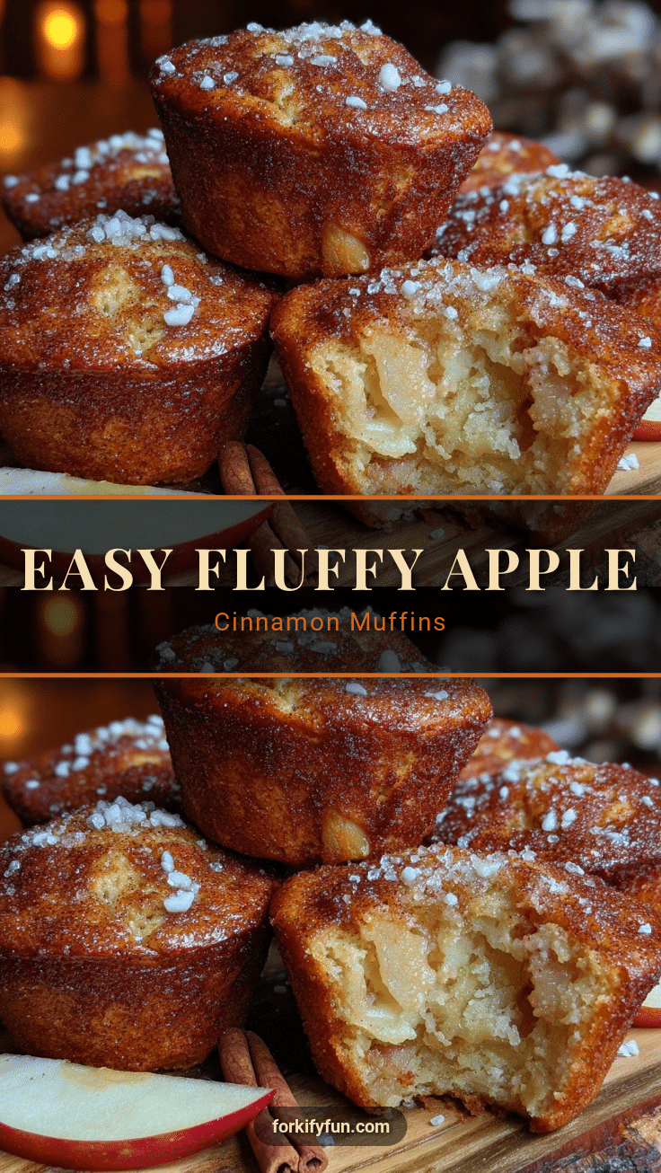 fluffy apple cinnamon muffins recipe
