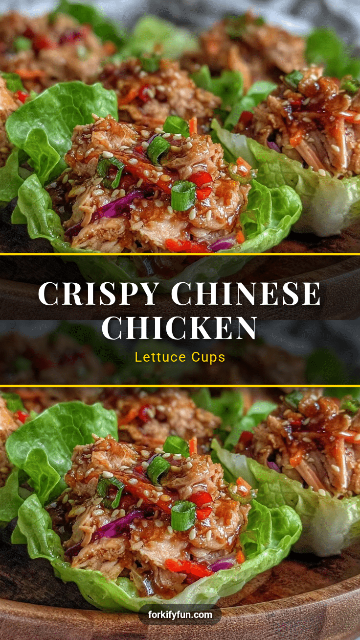 fresh chinese chicken lettuce cups recipe
