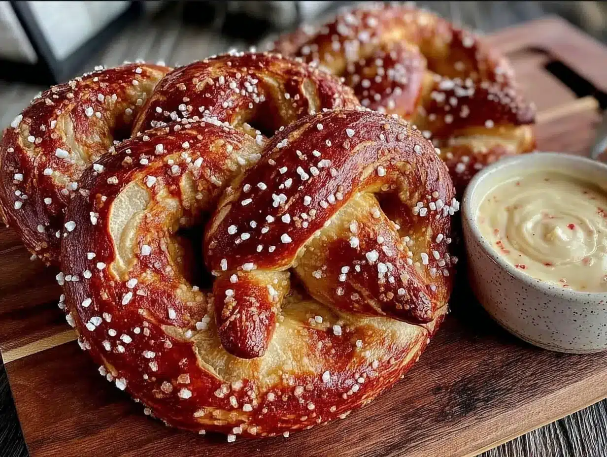 german soft pretzels preparation steps